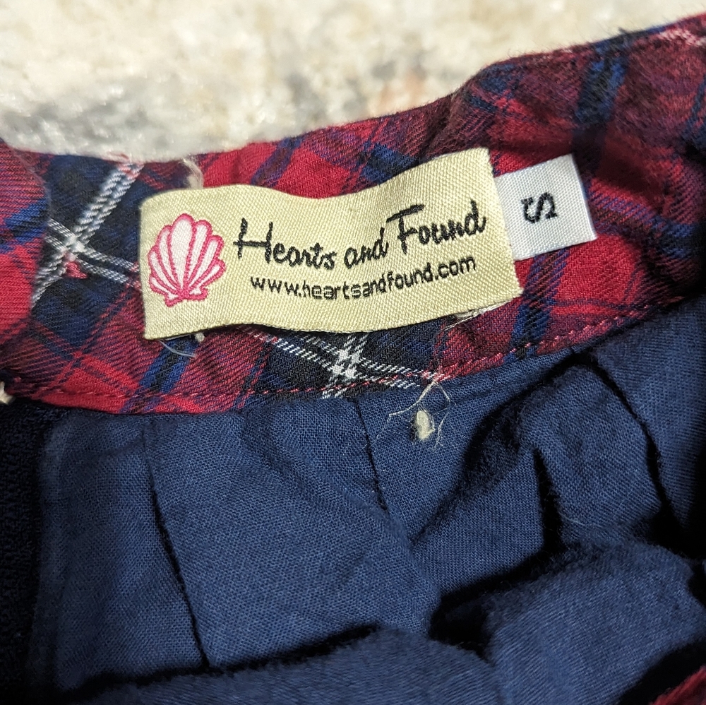 Hearts and Found full red plaid skirt - Picture 4 of 5